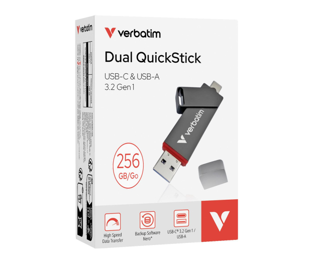 Verbatim Dual QuickStick 256GB - 1316053 - zdjęcie 2